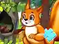 Mchezo Jigsaw Puzzle: Squirrel Hide Food online
