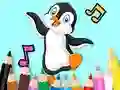 Mchezo Coloring Book: Dancing Penguin online