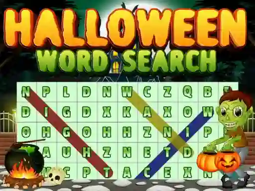 Mchezo Halloween Words Search online