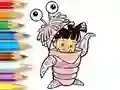 Mchezo Coloring Book: Monster Costume Girl online