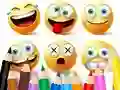 Mchezo Coloring Book: Funny Emoji online