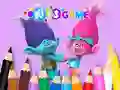 Mchezo Coloring Book: Cute Troll online