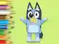 Mchezo Coloring Book: Happy Bluey online