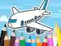 Mchezo Coloring Book: Flying Airplane online