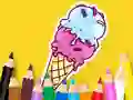 Mchezo Coloring Book: Cool Ice Cream online