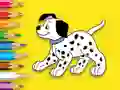 Mchezo Coloring Book: Cute Spotted Dog online