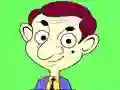 Mchezo Mr Bean Coloring Book online