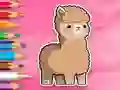 Mchezo Coloring Book: Cute Alpaca online