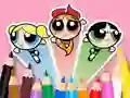 Mchezo Coloring Book: The Powerpuff Girls online