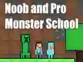 Mchezo Noob and Pro Monster School online