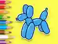 Mchezo Coloring Book: Balloon Puppy online