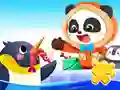 Mchezo Jigsaw Puzzle: Baby Panda Antarctic Tour online