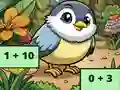 Mchezo Addition Bird Image Uncover online