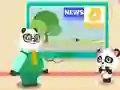 Mchezo Baby Panda Hurricane Safety online