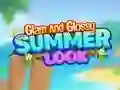 Mchezo Glam And Glossy Summer Look online