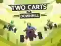 Mchezo Two Carts Downhill online