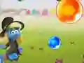 Mchezo Smurfs Bubble Story online