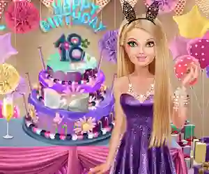 Mchezo Barbara Birthday Party online