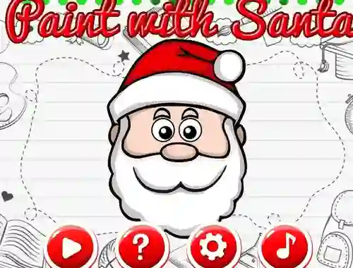 Mchezo Paint With Santa online