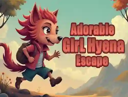 Mchezo Adorable Girl Hyena Escape online
