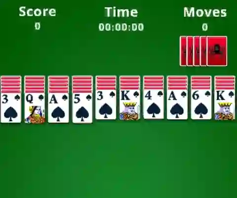 Mchezo Spider Solitaire online