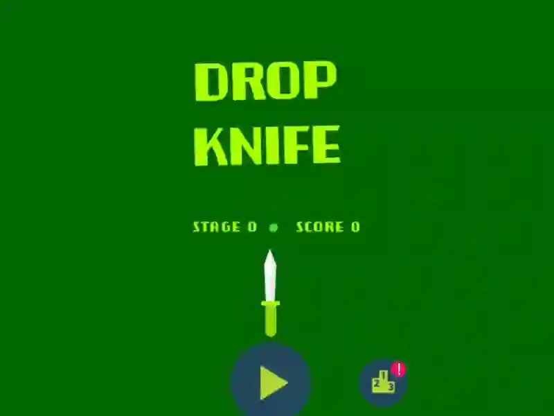 Mchezo Drop Knife online