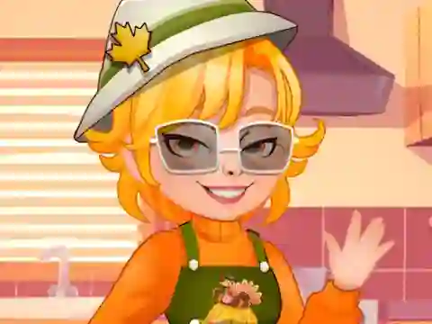 Mchezo Roxie's Kitchen Thanksgiving Cupcake online