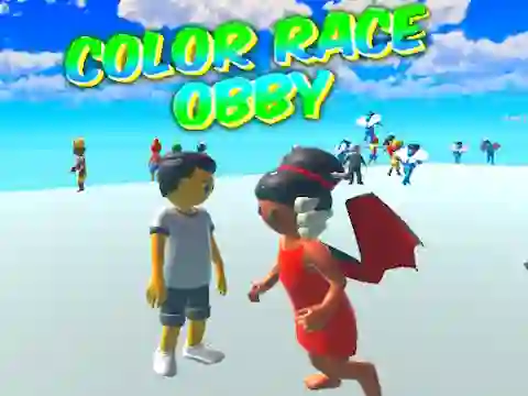 Mchezo Color Race Obby online