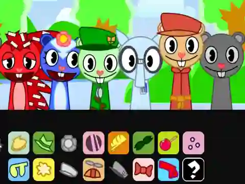 Mchezo Happy Sprunk Friends online