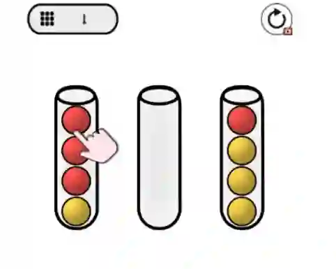 Mchezo Balls Sorter online
