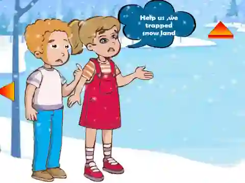 Mchezo Siblings Escaped Snow Land online
