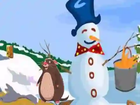 Mchezo Couple Escape from Snowy Land online