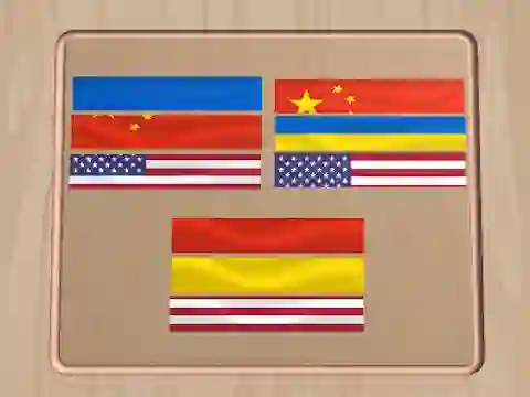 Mchezo Flag Puzzle Jam: Collect Flags online