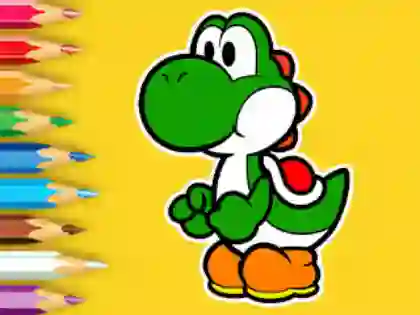 Mchezo Coloring Book: Yoshi Fishing Day online