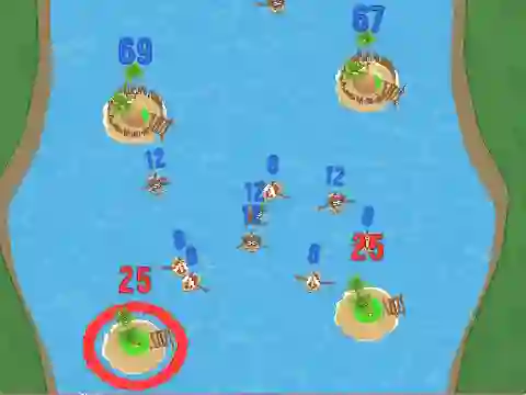 Mchezo Battle For The Islands online