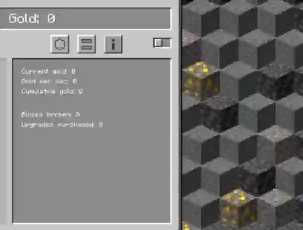 Mchezo Minecraft Gold Clicker online