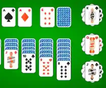 Mchezo Klondike Solitaire 4 Suits online