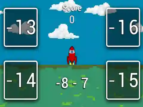 Mchezo Rocket Math online