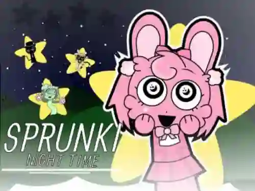 Mchezo Sprunki Night Time 2 online