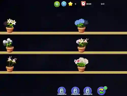 Mchezo Flower Matching online