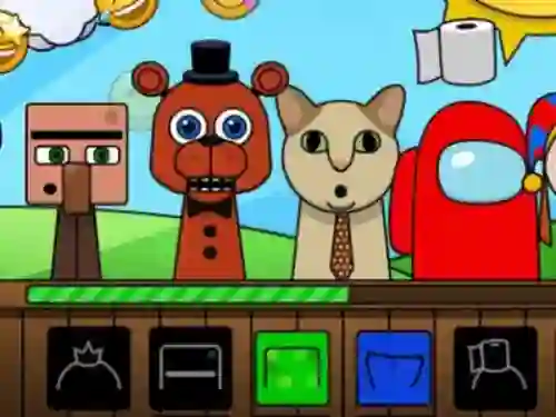 Mchezo Sprunki: Monsters online