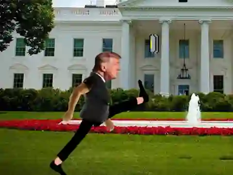 Mchezo Trump Wobble Walk Challenge online