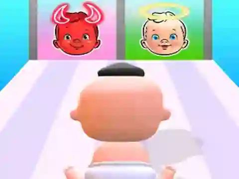 Mchezo Good Or Bad Mom Run online