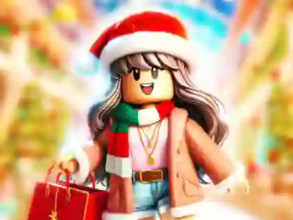 Mchezo Jigsaw Puzzle: Roblox Christmas Mall online