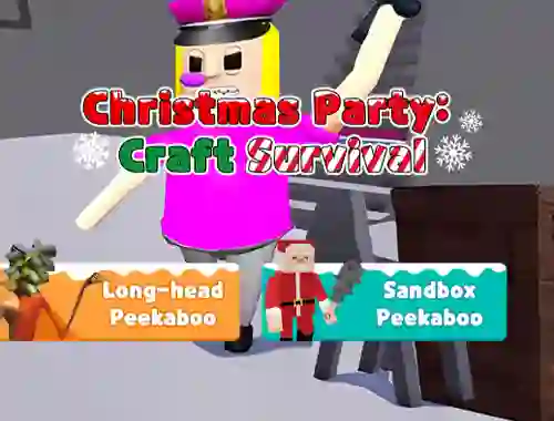 Mchezo Christmas Party: Craft Survival online