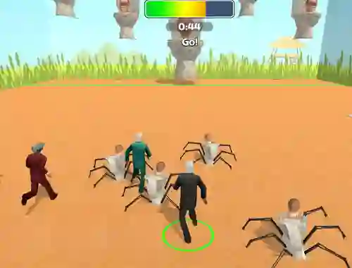 Mchezo Cameraman Vs Skibidi Survival online