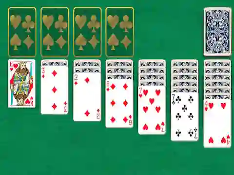 Mchezo Klondike Classic Solitaire online