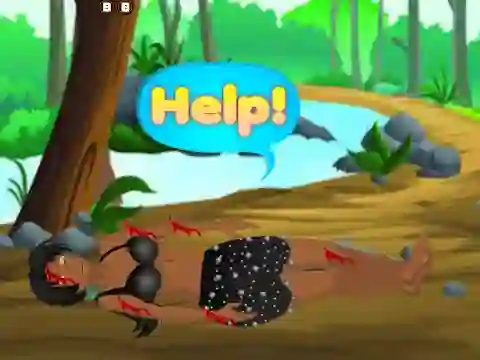Mchezo Rescue Injured Tribe Girl online