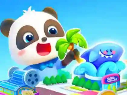 Mchezo Jigsaw Puzzle: Baby Panda's Dream Town online