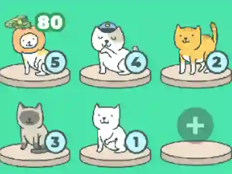 Mchezo Meow Merge online